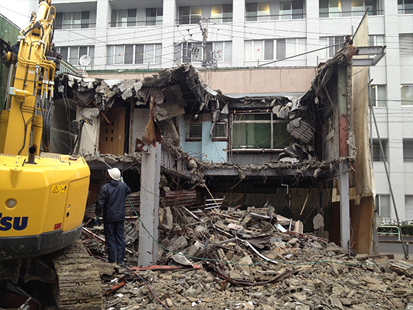 名古屋市中区 アパート解体工事